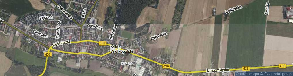 Zdjęcie satelitarne Dębniacka ul.